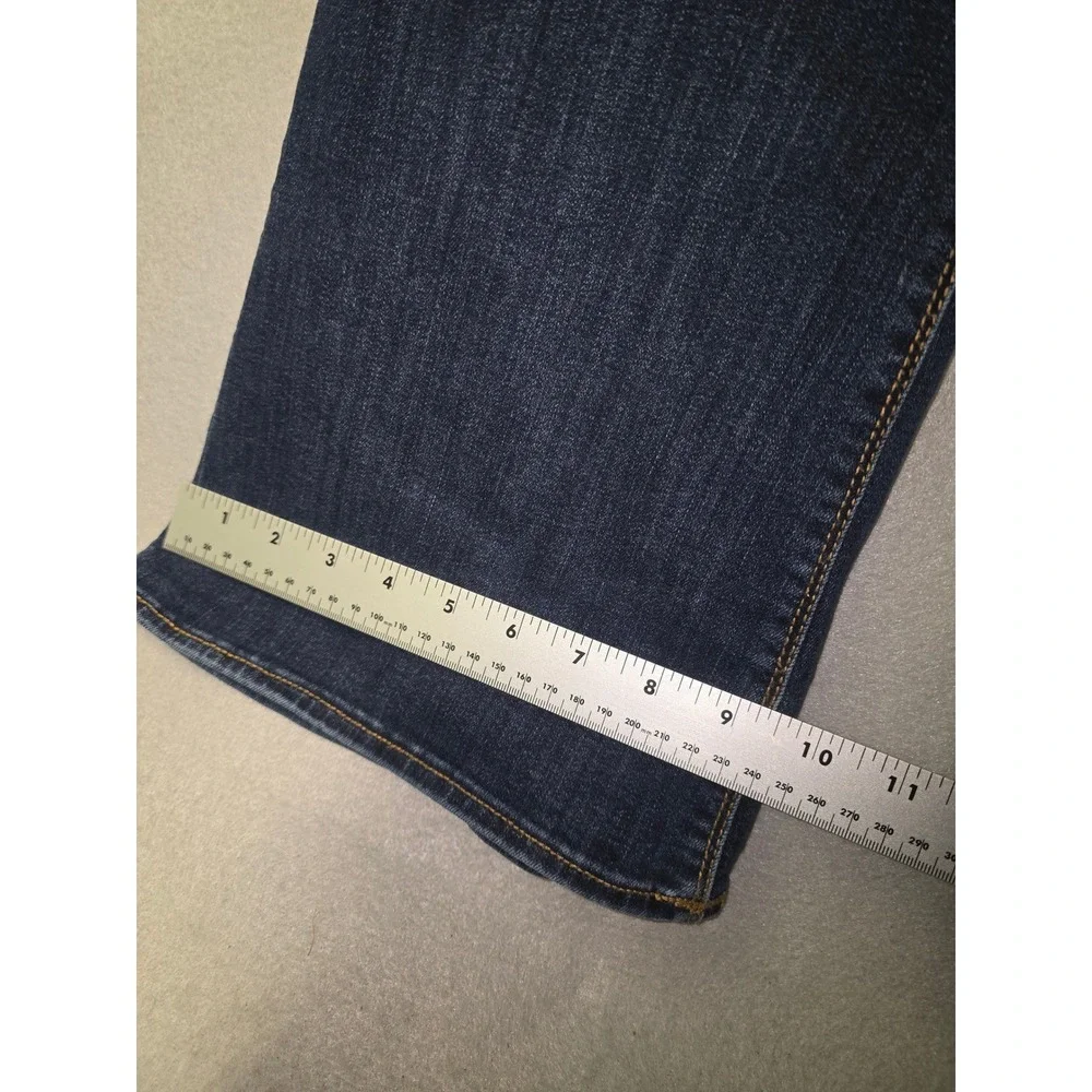 American Eagle Outfitters Hi Rise Artist Flare Dark Wash Jeans Women's Size 20 S - Picture 8 of 10